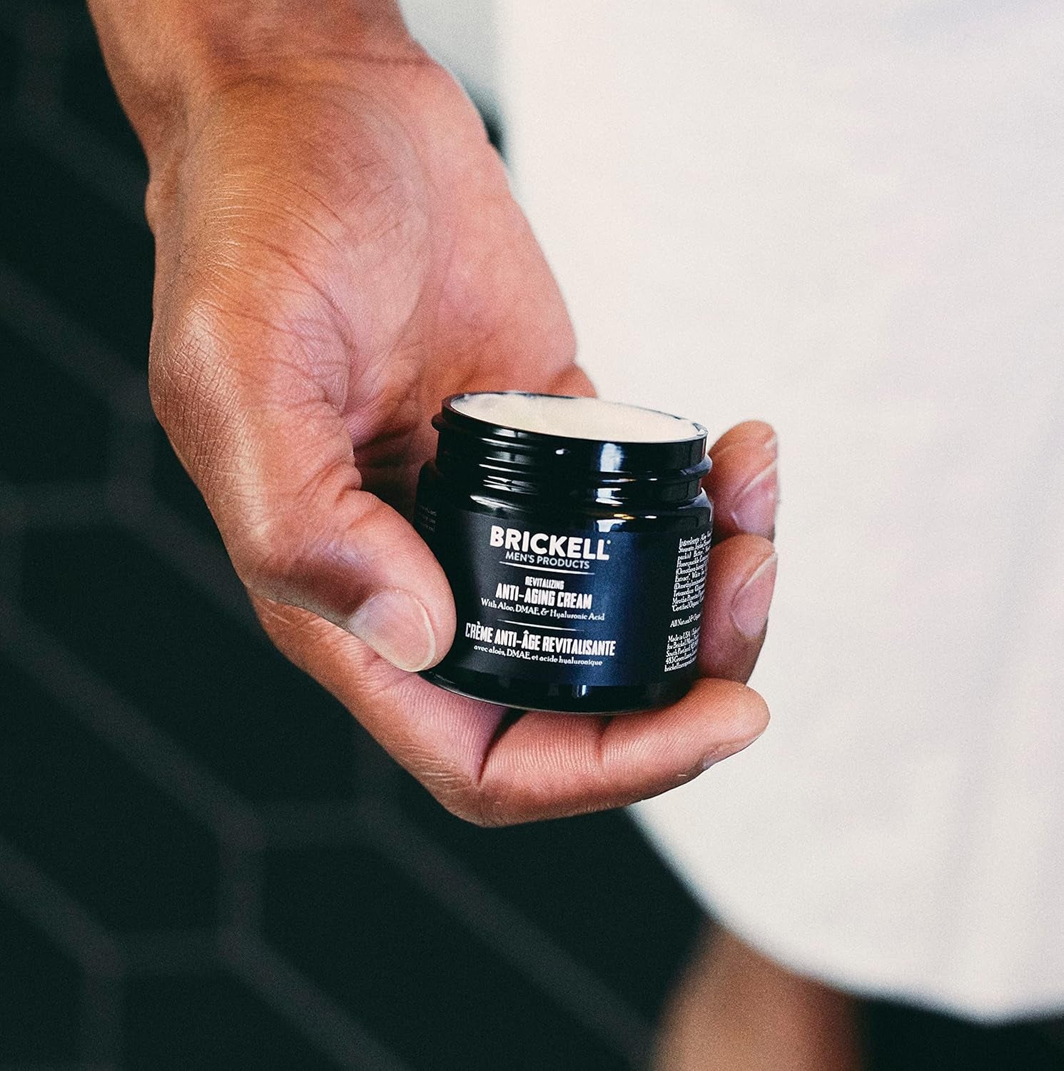 Brickell Men'S Revitalizing Anti-Aging Cream for Men, Face Moisturizer for Face to Reduce Fine Lines and Wrinkles