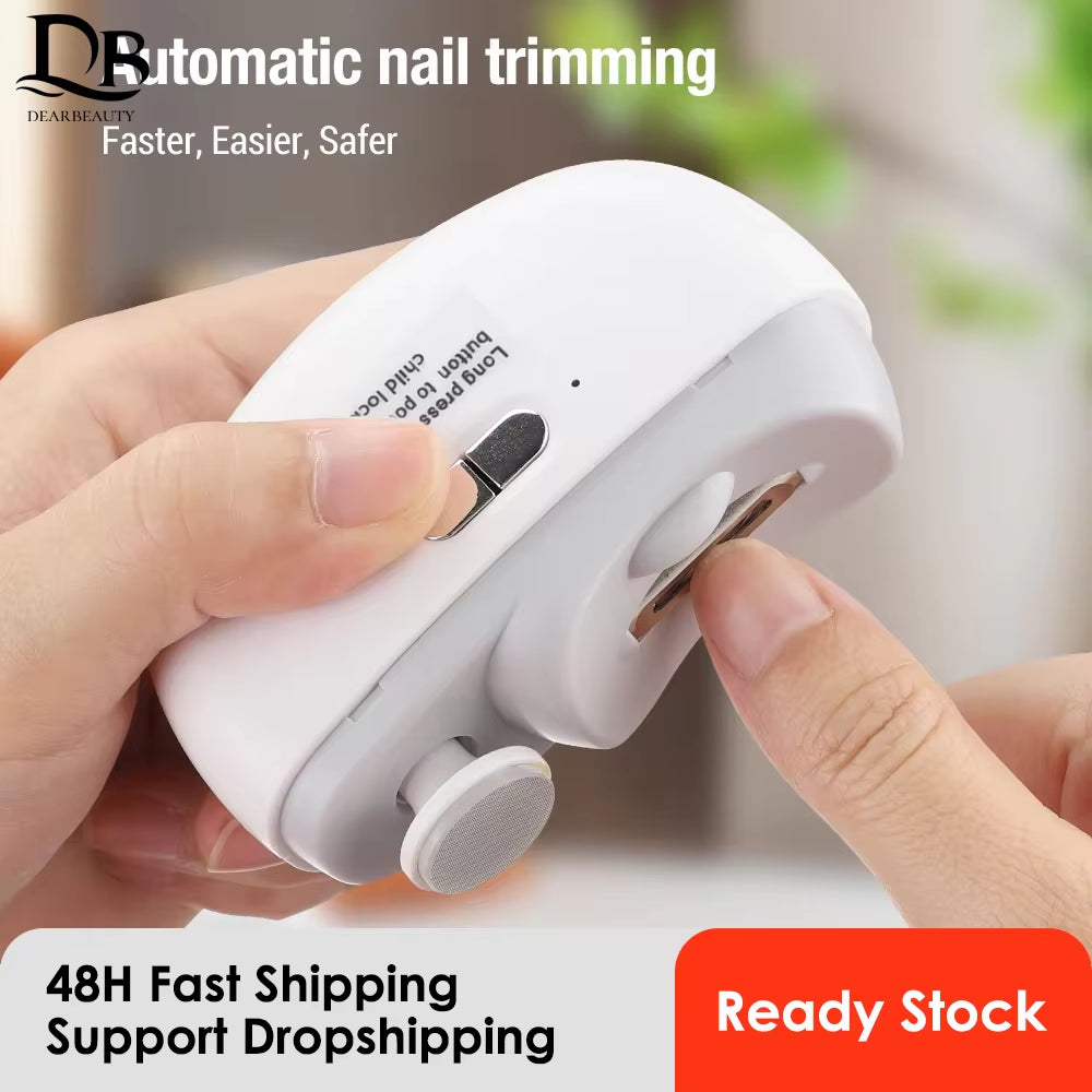 Electric Nail Clipper Grinding and Polishing 2 in 1 Multifunctional Portable Automatic Nail Grinder