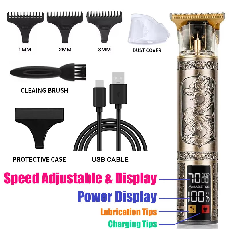 Electric Rechargeable Hair Shaver for Men 