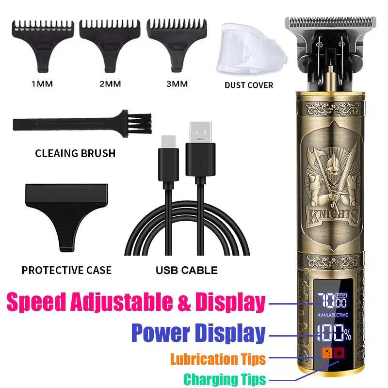 Electric Rechargeable Hair Shaver for Men 