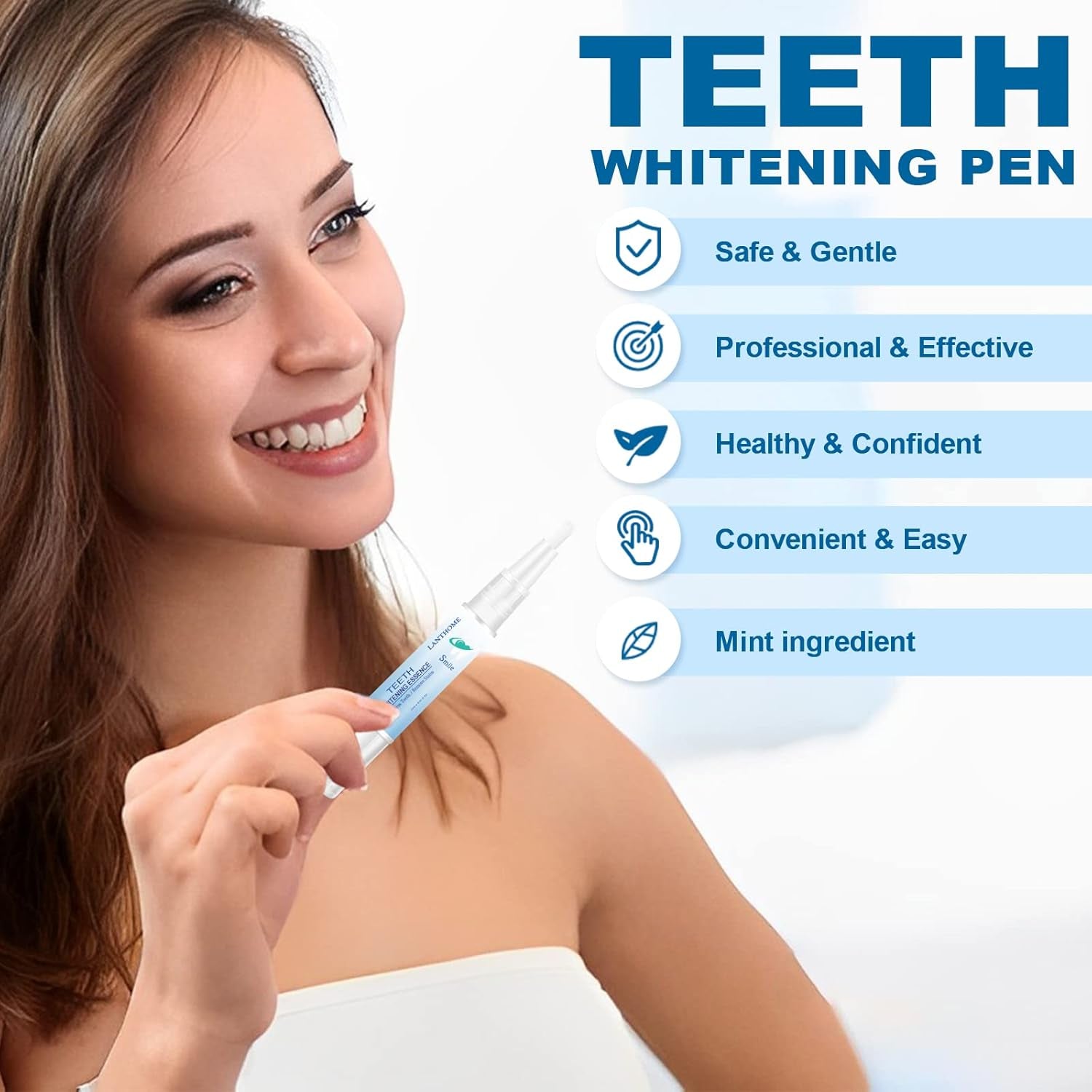 Teeth Whitening Pen,Teeth Whitening Essence,Teeth Whitening Gel,Teeth Stain Remover to Teeth (2pc)