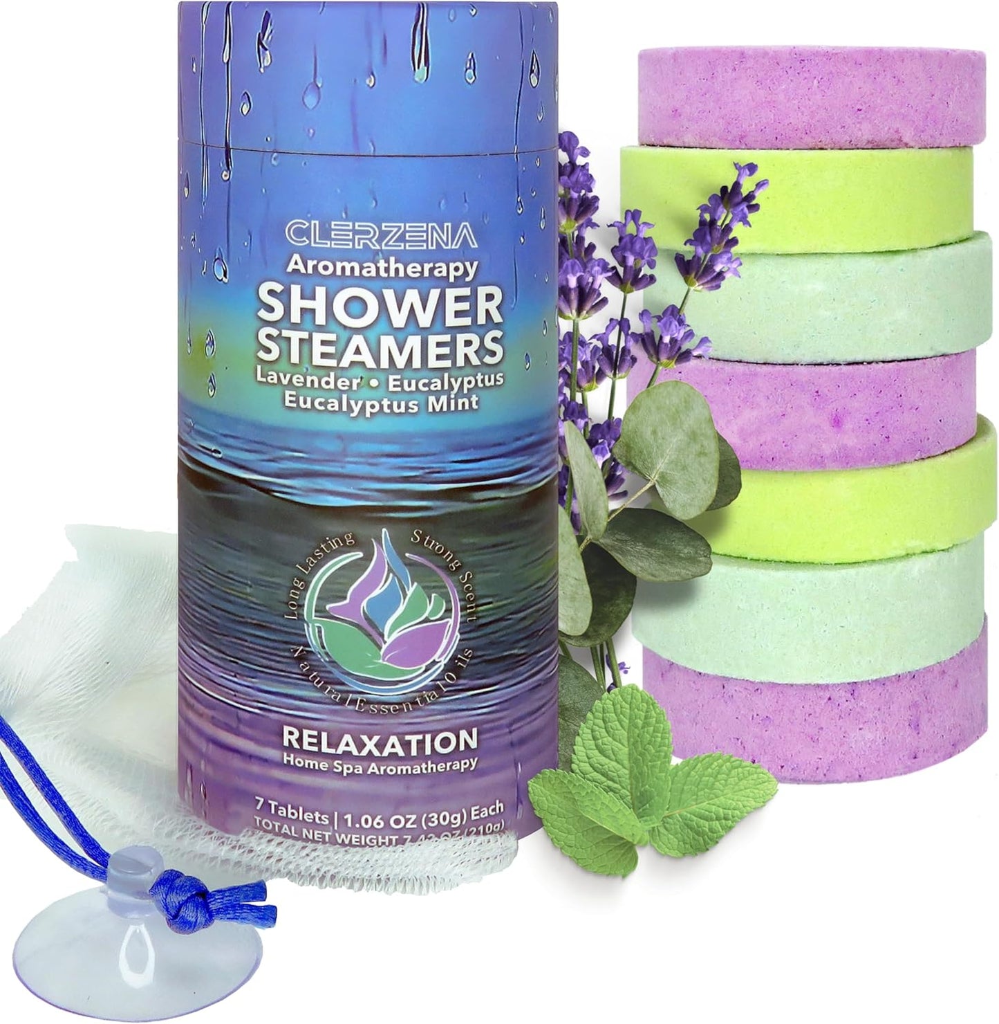 Eucalyptus & Lavender Shower Steamers Aromatherapy Gift Set