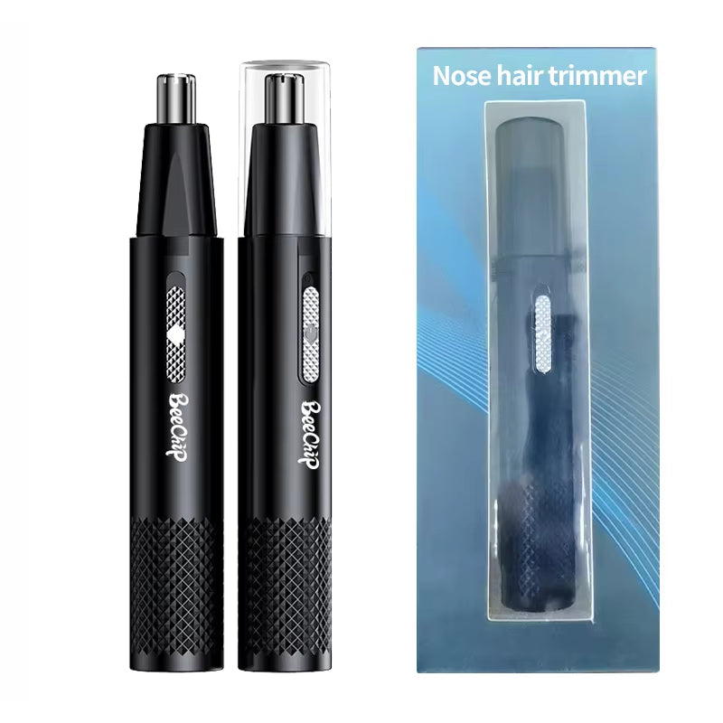 Nose Hair Trimmer USB Rechargeable Trimmer-Metal Shaver Electric Shave for Women and Men