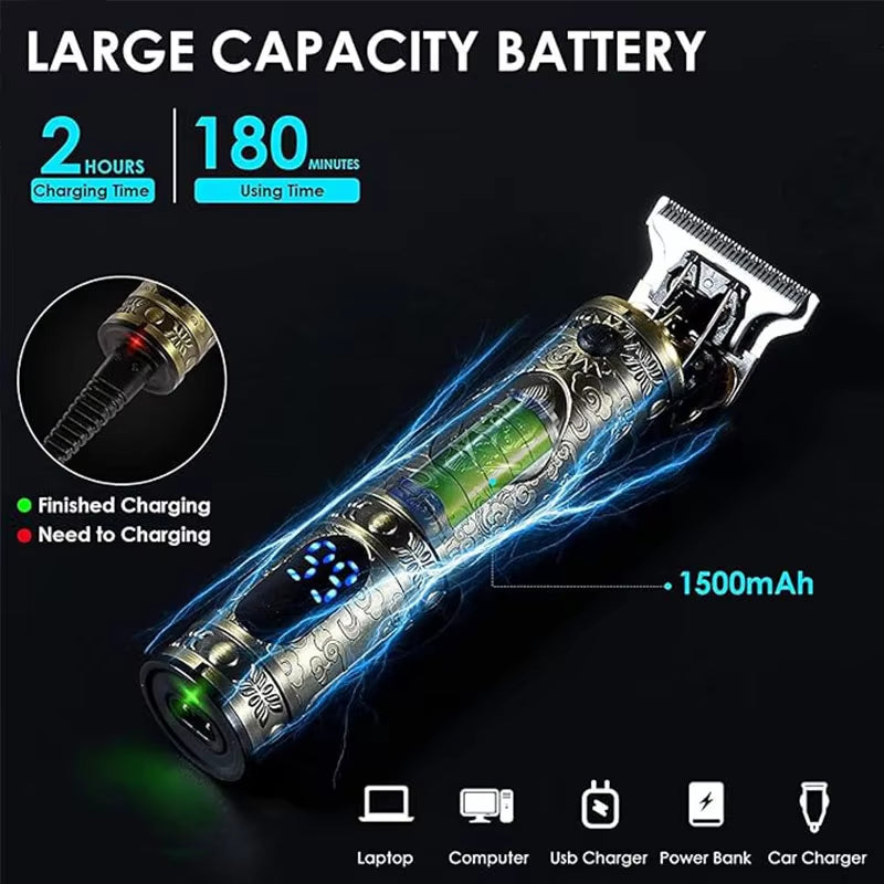 Electric Rechargeable Hair Shaver for Men 