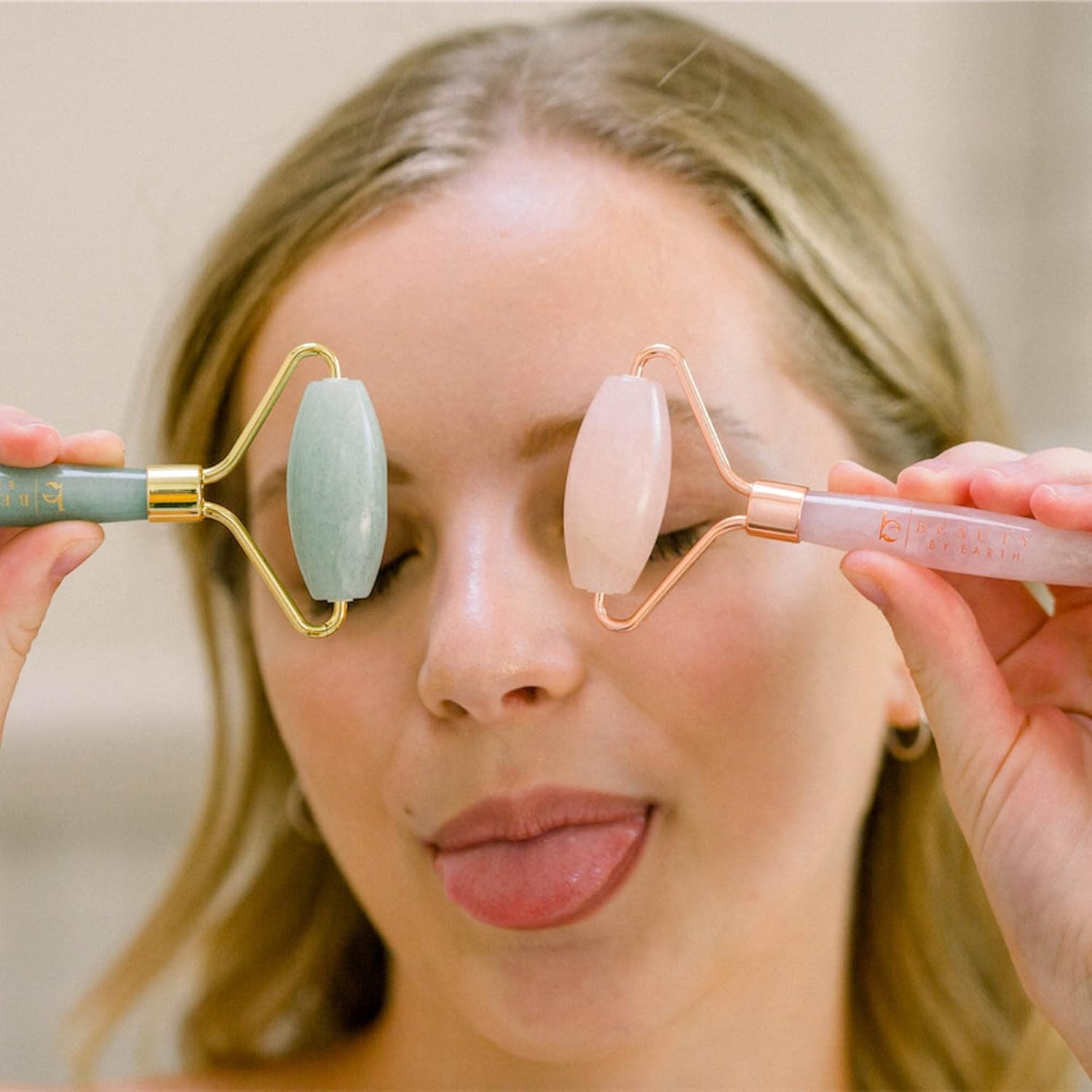 Rose Quartz Face Roller