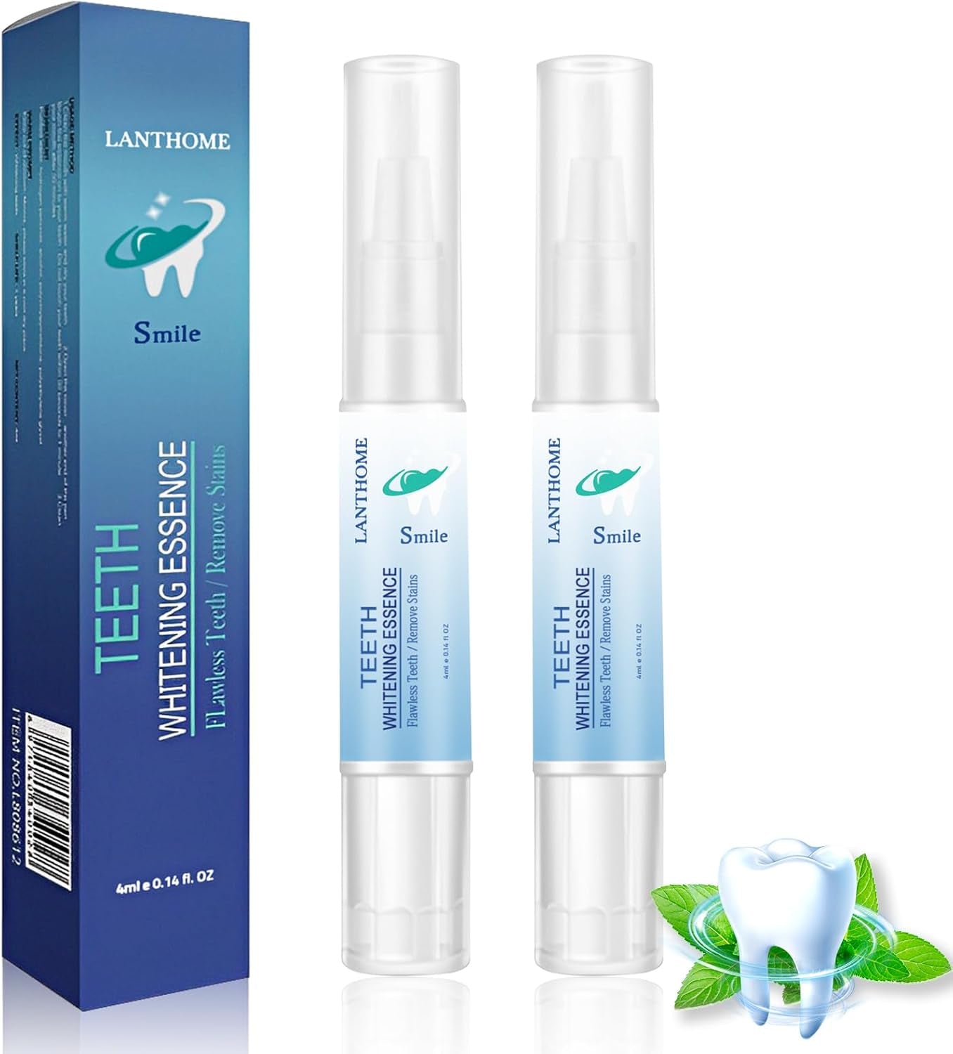 Teeth Whitening Pen,Teeth Whitening Essence,Teeth Whitening Gel,Teeth Stain Remover to Teeth (2pc)